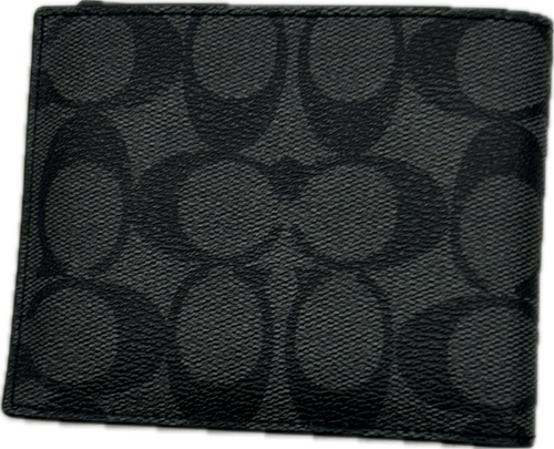 Vist Large View of Product Image Which is Used Coach Mens Leather Wallet