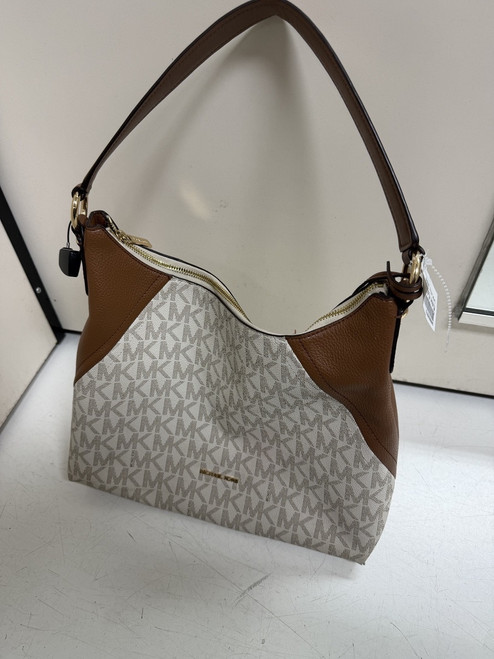 Vist Large View of Product Image Which is Used Michael Michael Kors Large Leather Handbag