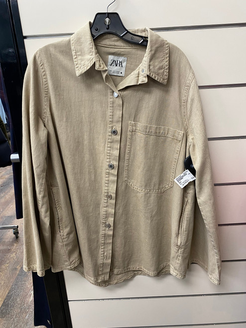 Vist Large View of Product Image Which is Used Zara Mens Long Sleeve Top S/14-14.5