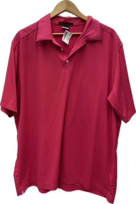 Vist Large View of Product Image Which is Used Tiger Woods collection Mens Short Sleeve Top XL/17-17.5