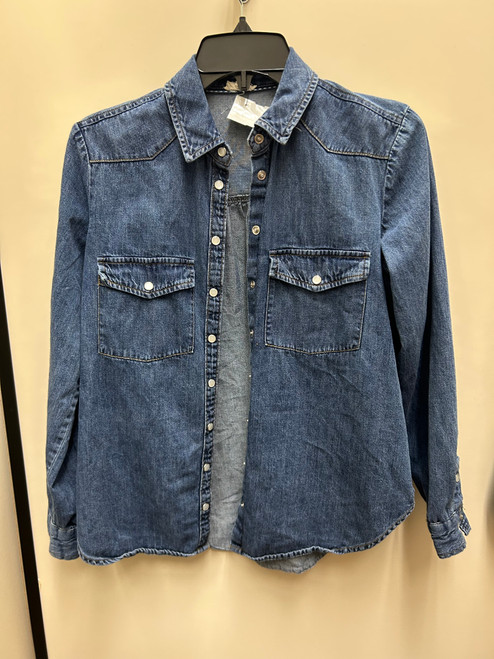 Vist Large View of Product Image Which is Used Pilcro Denim Jacket XS-0/2