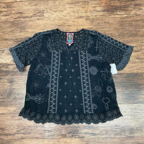 Vist Large View of Product Image Which is Used Johnny Was Short Sleeve Top XS-0/2