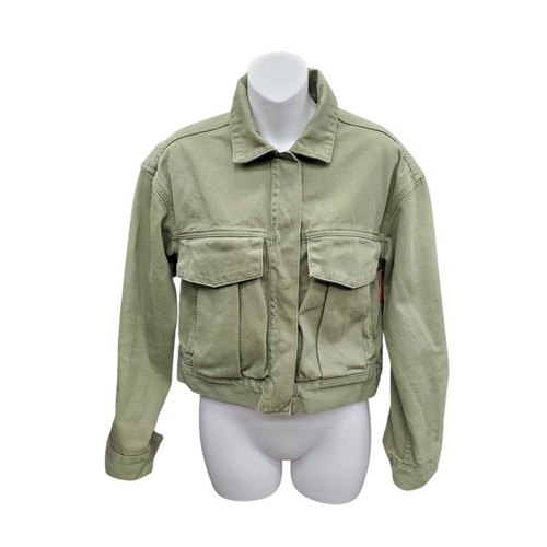 Vist Large View of Product Image Which is Used Zara Denim Jacket XS-0/2