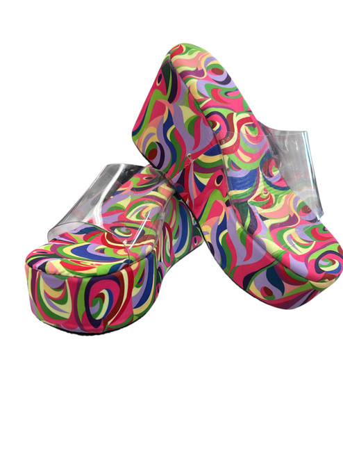 Vist Large View of Product Image Which is Used Unbranded Wedge Sandals 9.5