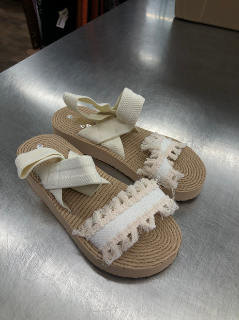 Vist Large View of Product Image Which is Used Beige Sandals 7.5