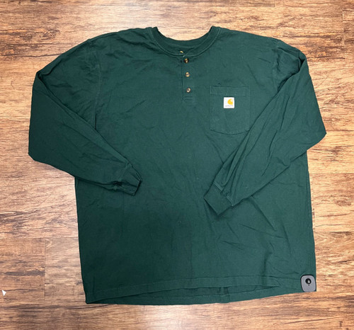 Vist Large View of Product Image Which is Used Carhartt Mens Long Sleeve Top 2X/18-18.5