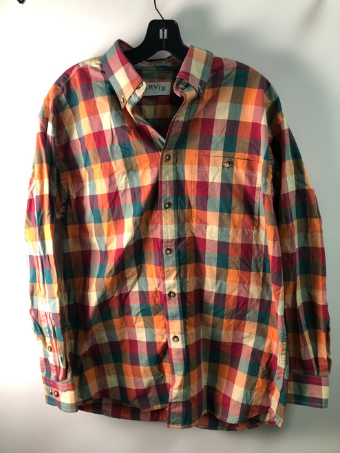 Vist Large View of Product Image Which is Used Orvis Mens Long Sleeve Top M/15-15.5