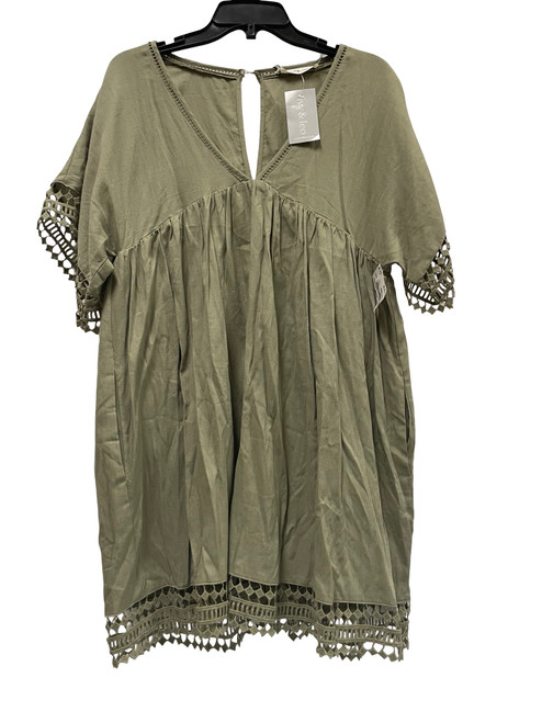 Vist Large View of Product Image Which is Used Mustard Seed Romper M-8/10