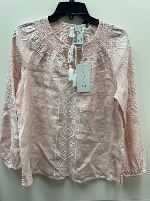 Vist Large View of Product Image Which is Used Joie Long Sleeve linen Top S-4/6 jff5