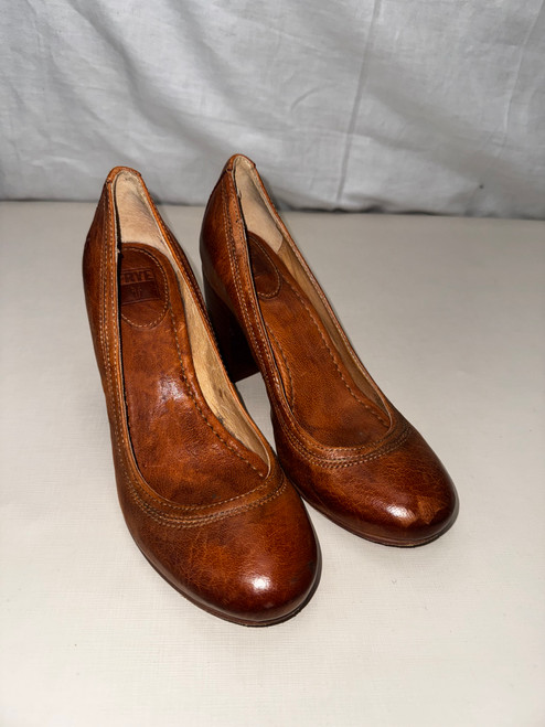 Vist Large View of Product Image Which is Used Frye Low Heels 8