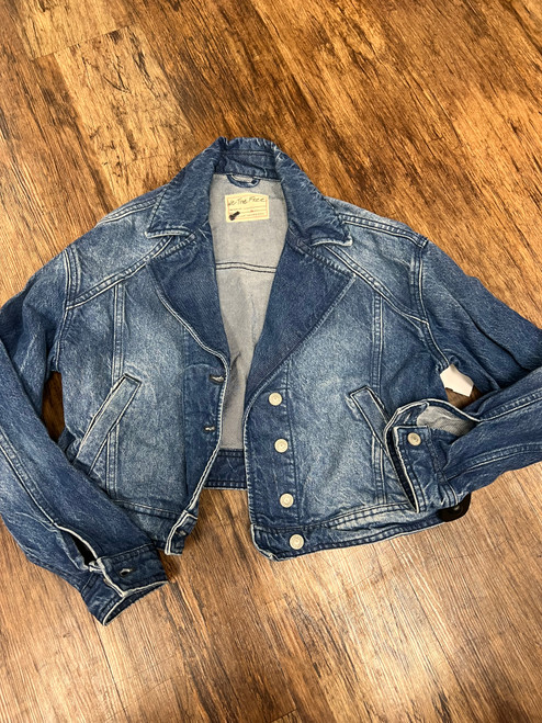 Vist Large View of Product Image Which is Used Free People Denim Jacket XS-0/2