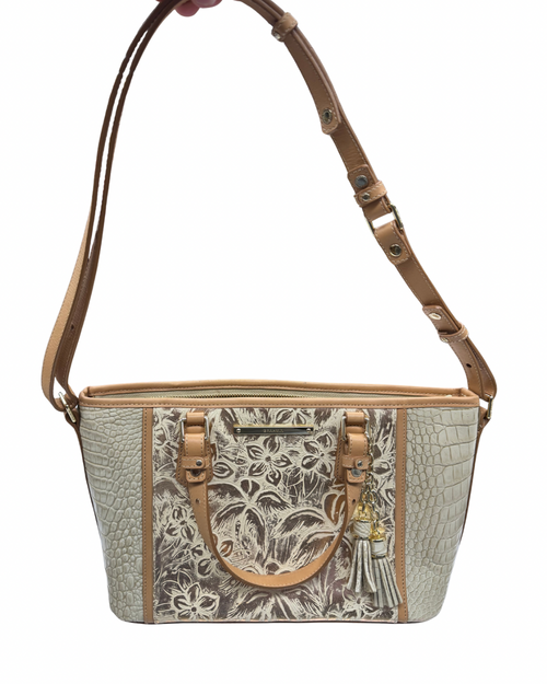 Vist Large View of Product Image Which is Used Brahmin Large Leather Handbag
