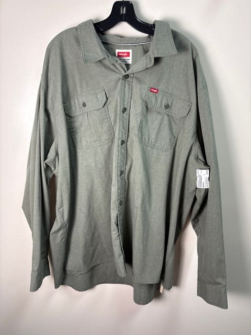 Vist Large View of Product Image Which is Used Wrangler Mens Long Sleeve Top 3X/19-19.5