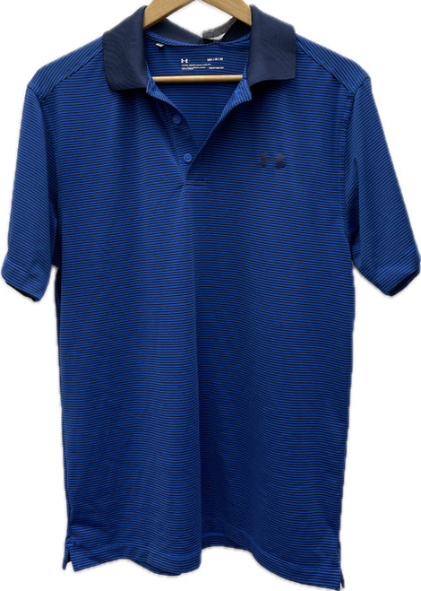 Vist Large View of Product Image Which is Used Under Armour Mens Short Sleeve Top M/15-15.5