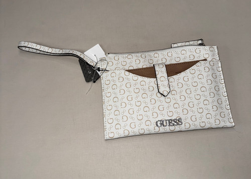 Vist Large View of Product Image Which is Used Guess Leather Wristlet