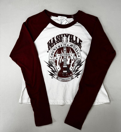 Vist Large View of Product Image Which is Used no comment Long Sleeve Top M-8/10