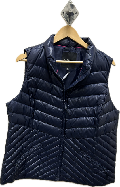 Vist Large View of Product Image Which is Used Talbots Lightweight Vest 1X-18