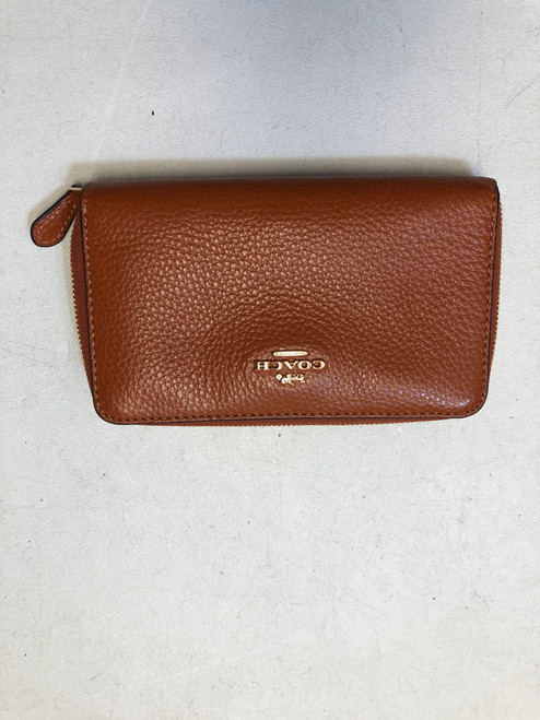Vist Large View of Product Image Which is Used Coach Leather Wallet