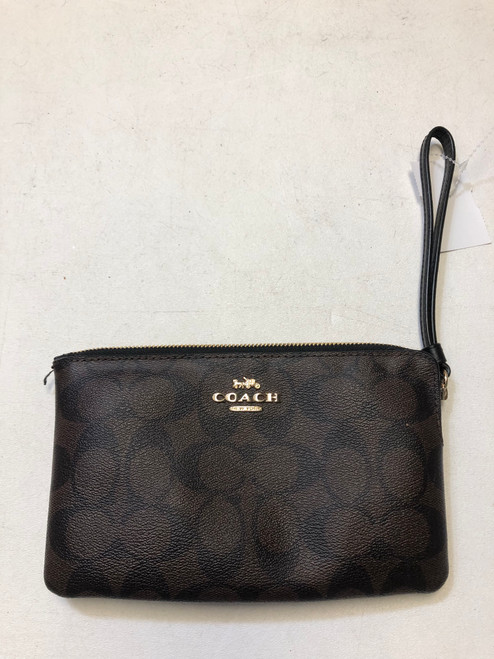 Vist Large View of Product Image Which is Used Coach Leather Wristlet