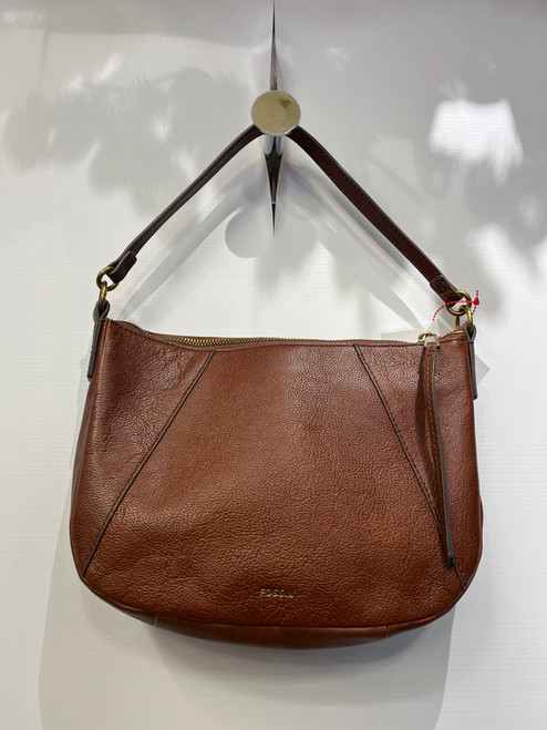 Vist Large View of Product Image Which is Used Fossil Large Leather Handbag