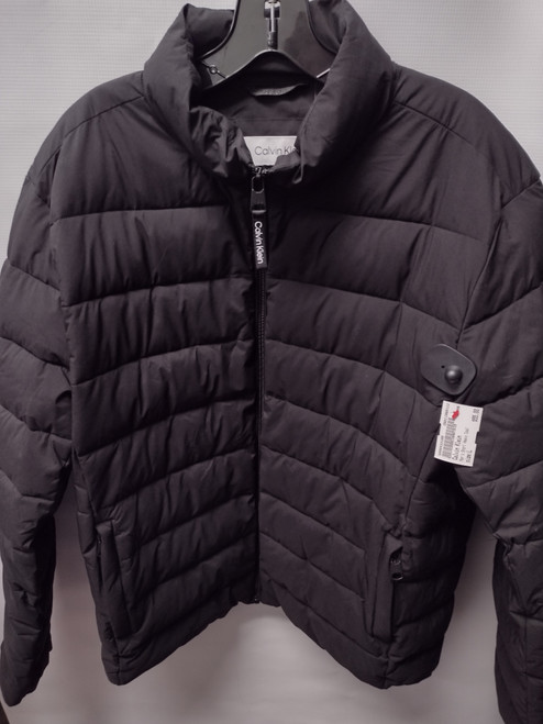 Vist Large View of Product Image Which is Used Calvin Klein Men's Short Heavy Coat L