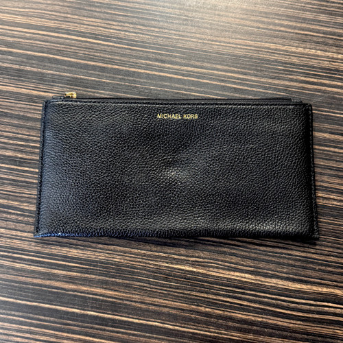 Vist Large View of Product Image Which is Used Michael Michael Kors Leather Wristlet