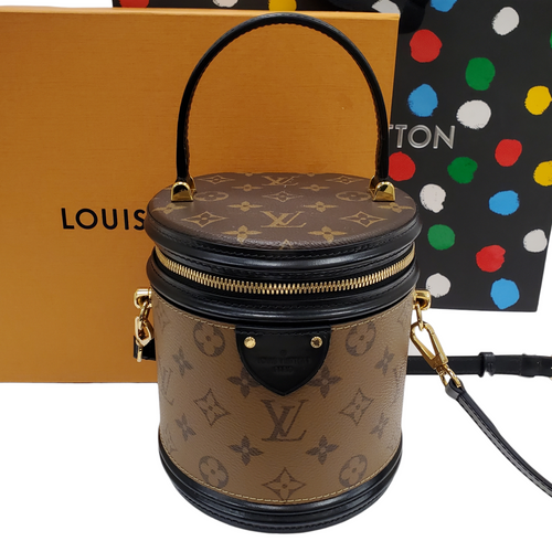 Vist Large View of Product Image Which is Used Louis Vuitton Cannes Leather Handbag