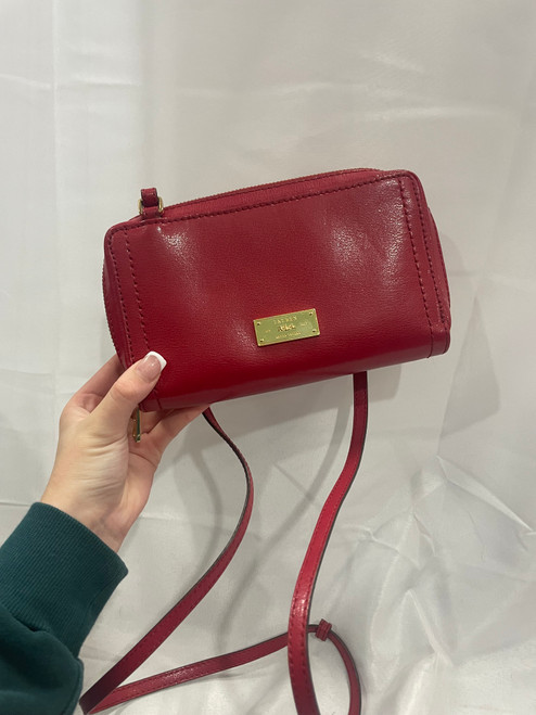 Vist Large View of Product Image Which is Used Ralph Lauren Small Leather Handbag