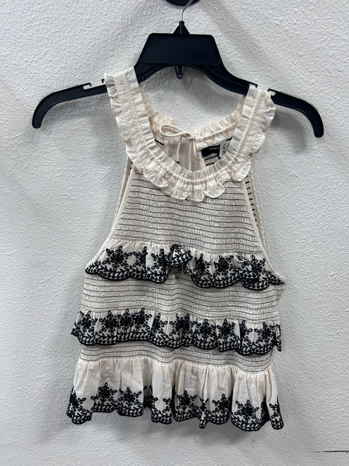 Vist Large View of Product Image Which is Used French Connection Sleeveless Top XXS