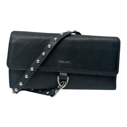 Vist Large View of Product Image Which is Used Velez Leather Wristlet