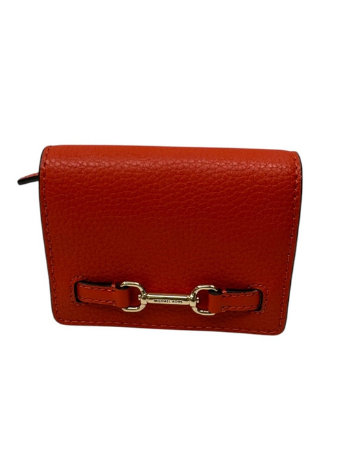 Vist Large View of Product Image Which is Used Michael Michael Kors Leather Wallet