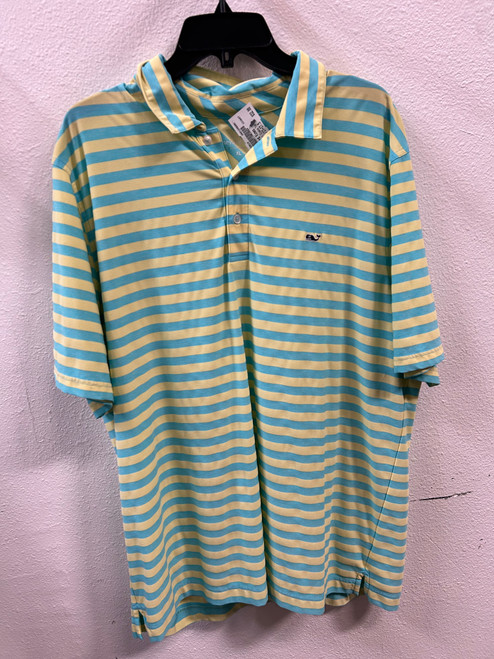 Vist Large View of Product Image Which is Used Vineyard Vines Mens Short Sleeve Top XL/17-17.5