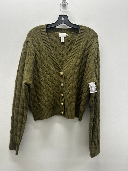 Vist Large View of Product Image Which is Used green H & M Heavyweight Sweater L-12/14