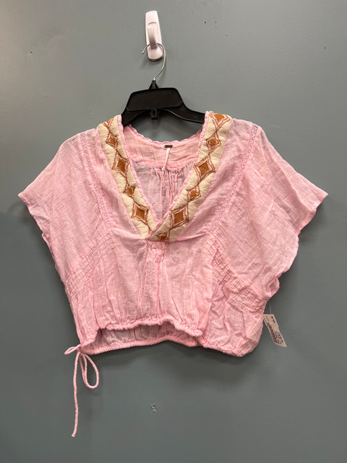 Vist Large View of Product Image Which is Used Free People Short Sleeve Top XS-0/2