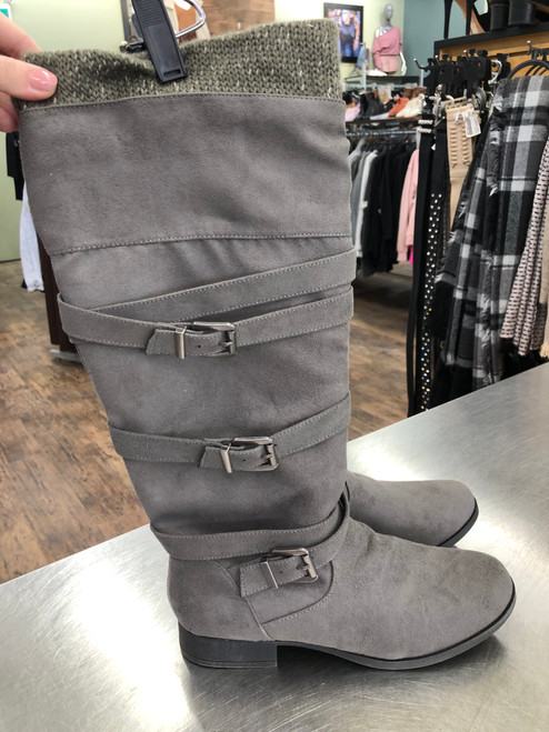 Vist Large View of Product Image Which is Used Just Fab Tall Boots 8