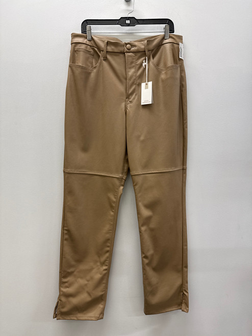 Vist Large View of Product Image Which is Used NWT Warm Caramel Good American Better Than Leather Good Boy Faux Leather Pant 14-32