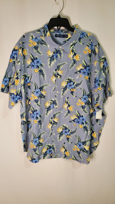 Vist Large View of Product Image Which is Used Nautica Mens Short Sleeve Top 3X/19-19.5