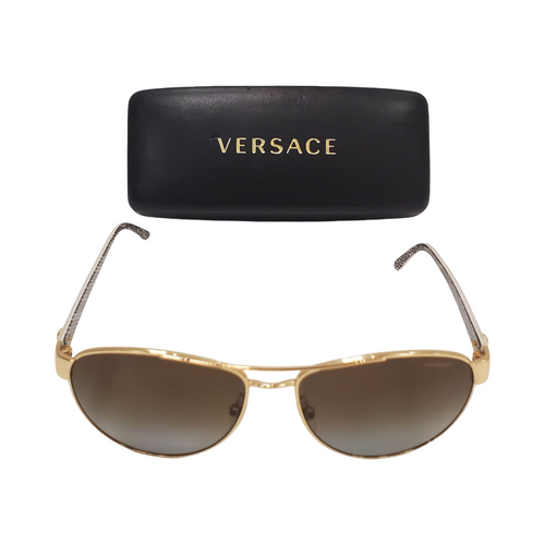 Vist Large View of Product Image Which is Used Gold Versace Sunglasses