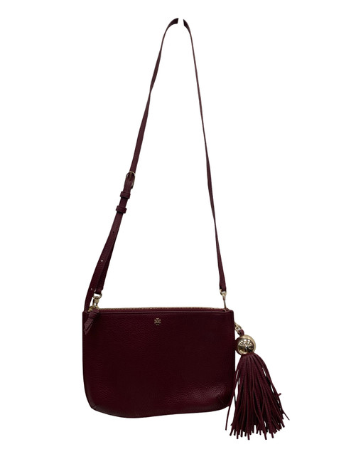 Vist Large View of Product Image Which is Used Tory Burch Small Leather Handbag