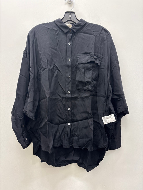 Vist Large View of Product Image Which is Used Black Wilfred Long Sleeve Top XS-0/2