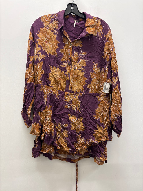 Vist Large View of Product Image Which is Used purple Free People Long Sleeve Top S-4/6