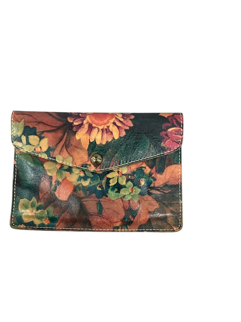 Vist Large View of Product Image Which is Used Patricia Nash Leather Wristlet