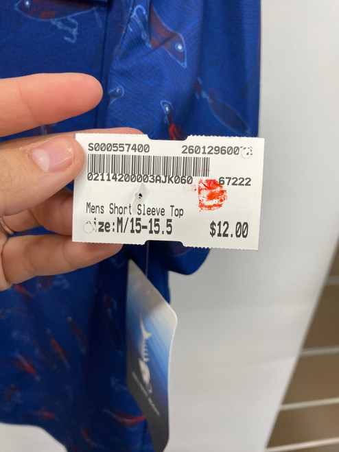 Vist Large View of Product Image Which is Used Unbranded Mens Short Sleeve Top M/15-15.5