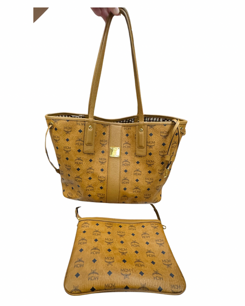 Vist Large View of Product Image Which is Used MCM Munchen Large Leather Handbag