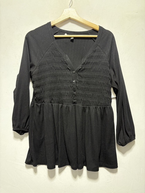 Vist Large View of Product Image Which is Used Black Torrid Long Sleeve Top M-8/10