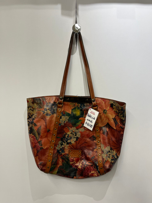 Vist Large View of Product Image Which is Used Patricia Nash Xlarge Leather Handbag