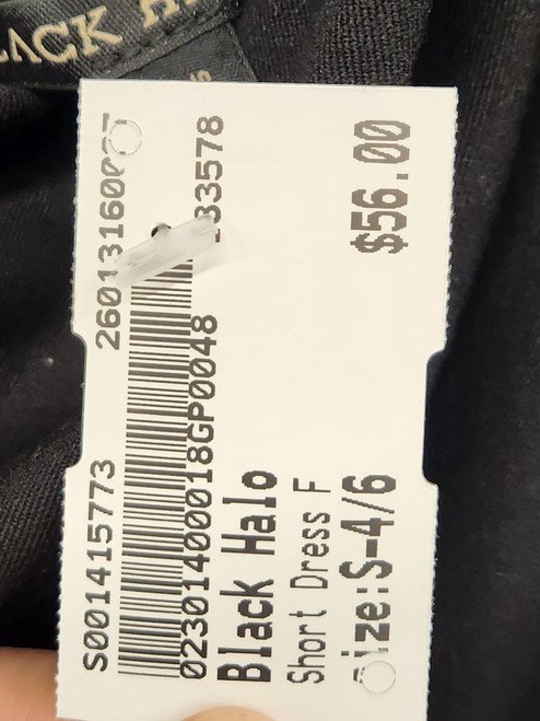 Vist Large View of Product Image Which is Used Black Halo Short Dress F S-4/6