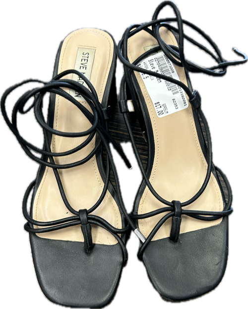 Vist Large View of Product Image Which is Used Steve Madden Wedge Sandals 8.5