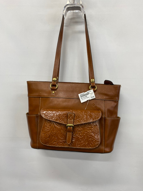 Vist Large View of Product Image Which is Used Patricia Nash Large Leather Handbag