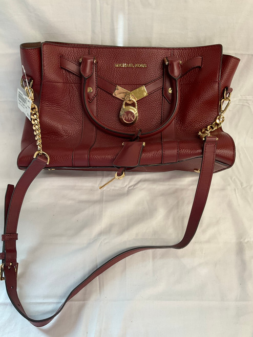 Vist Large View of Product Image Which is Used Michael Michael Kors Large Leather Handbag